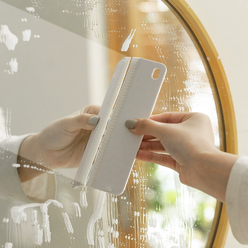 Доска стеклоочистителя для ванной комнаты Бытовой маленький очиститель стекла Простая настольная доска для чистки может висеть Профессиональные цельные волосы