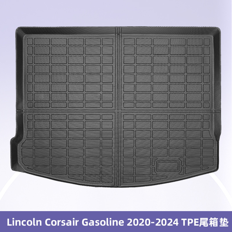 Para Lincoln Corsair Fuel 2020 - 2024 TPE Foot Pads 3D All-Weather Material Cojín de cola