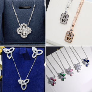 ѩ�����~����925�y�18K��ʌ�ʯǶ荃�����Ů�Lѩ�����~����