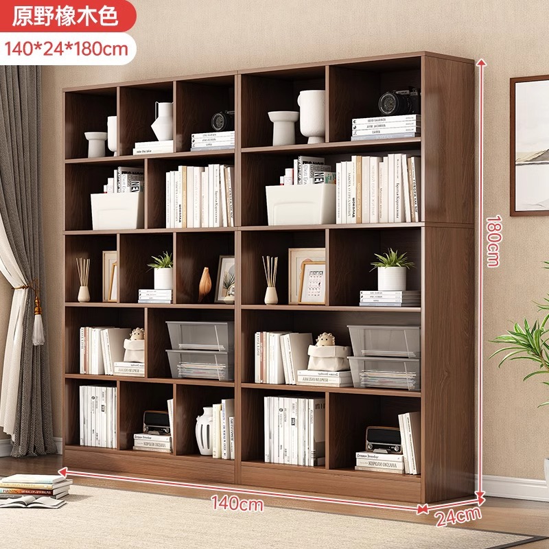 Estante de libro estante de piso sala de estar armario de almacenamiento gabinete de archivos de oficina estante simple estante librería doméstica