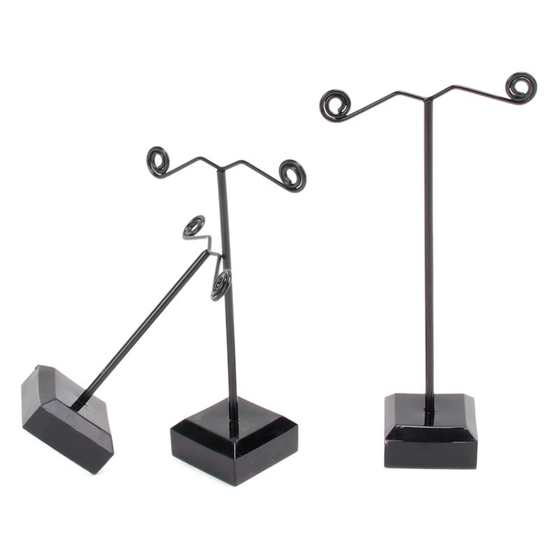 Вито мини-металлическая стойка для ушных колец Акрил три комплекта серьги серьги подставка для ювелирных изделий держатель ожерелья оптом