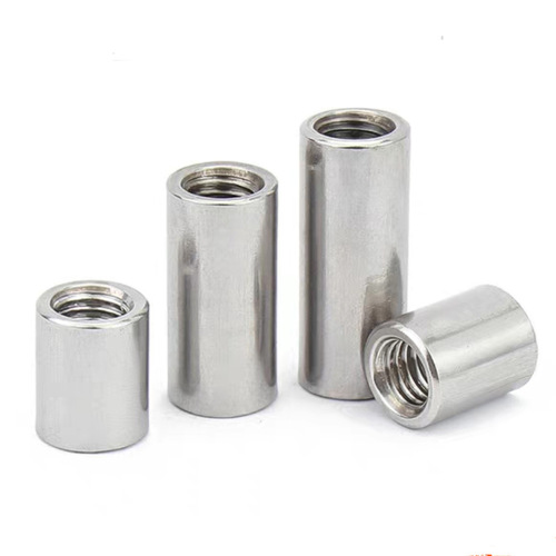 304 stainless steel round nut M4 M5 M6 M8 M10 M12 extended cylindrical nut connecting sleeve welded nut column