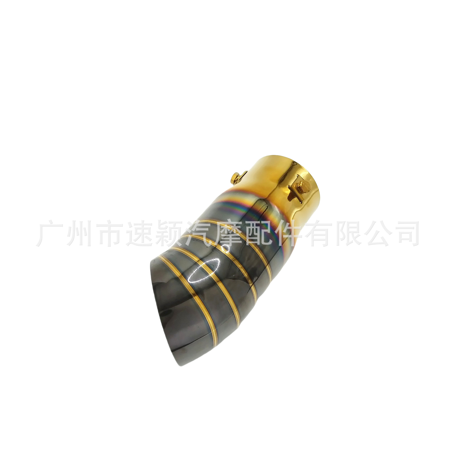 Factory Direct Sales Car Modification Universal Stainless Steel Exhaust Pipe Single Outlet Tailpipe Valve Exhaust Smoke Pipe Tail Tip