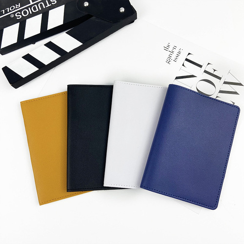Cross-border pu leather passport cover luggage tag passport holder passport bag luggage tag set