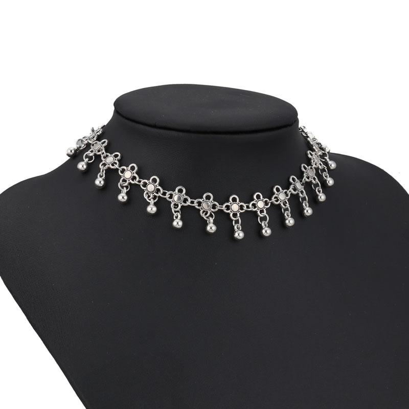 Holiday Occasion Vacation Classic Style Flower Zinc Alloy Choker Wholesale