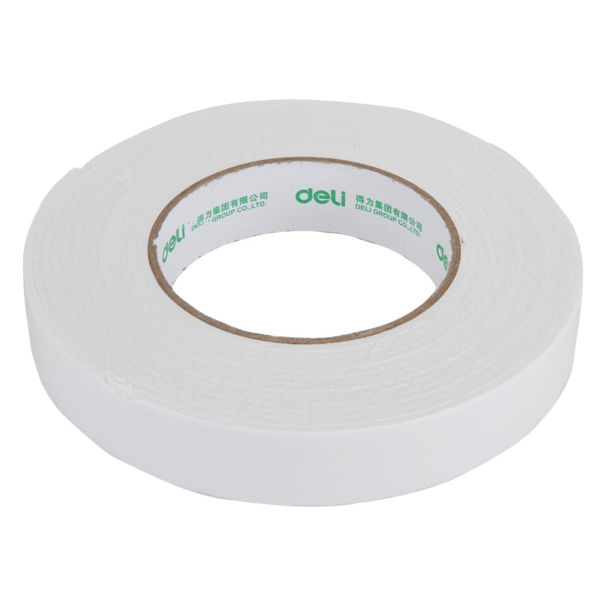 Deli 30412 foam/sponge double-sided tape foam double-sided tape 24*2.5mm * 5y sticky strong manual adhesive