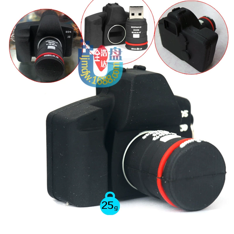 Карта USB-флешка с мультяшным дизайном, камера, 32 ГБ