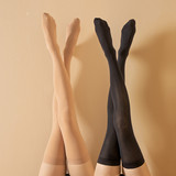 Силиконовый нескользящий черный бархатный лебедь, высокие сапоги, гольфы, японские колготки, носки