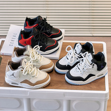 儿童鞋男女童篮球鞋二棉气垫板鞋2025秋冬款中大童青少年运动鞋潮