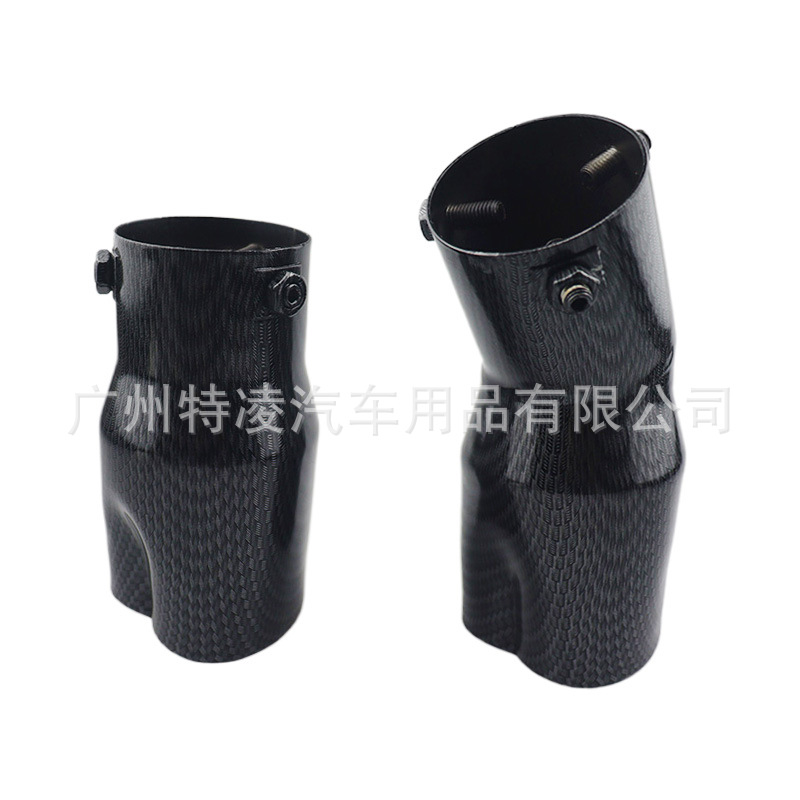 63mm car tail throat single out heart-shaped style exhaust nozzle stainless steel rear air nozzle muffler tail pipe tail throat