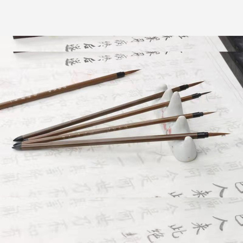 Small Leaf Jinhao Brush Calligraphy and Painting for Birds, Flowers, and Figures, Fine Brushwork with Delicate Flower Branches
