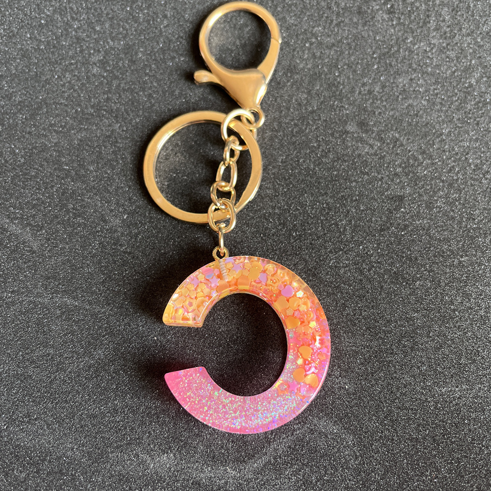 Ig Style Letter Resin Epoxy Keychain display picture 9