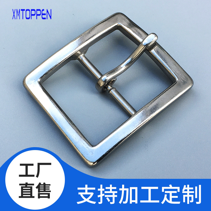 厂家供应不锈钢腰带针扣方扣皮带五金服装配饰扣可大批量批发4cm|ms