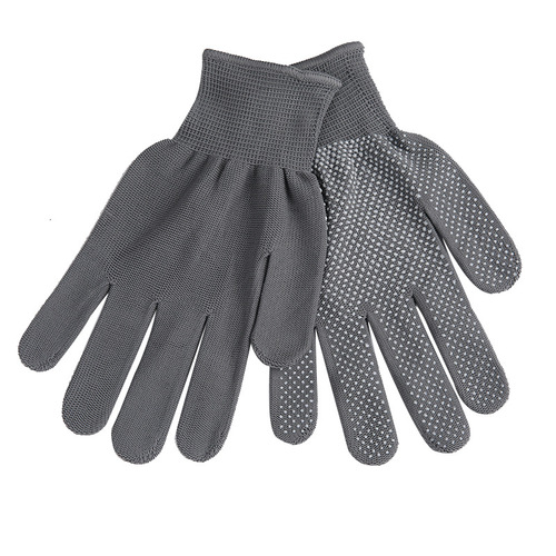 Work gloves, nylon anti-slip gloves for drivers, loading, point glue, thin model, 13-point embossed work gloves for men and women.