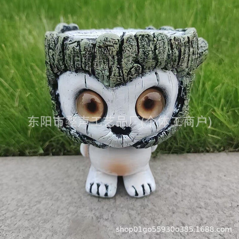 Cross-Border New Product Alien-Shaped Figurine Decoration Ornaments, Stitch Home and Garden Big-Eyed Elf Decoration Ornaments Cross-Border New Product Alien-Shaped Figurine Decoration Ornaments, Stitch Home and Garden Big-Eyed Elf Decoration Ornaments