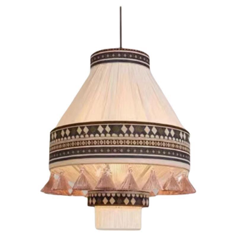 Bohemia retro trenzado lingerie individual creativa sala de estar dormitorio residencial comedor lámpara de viento silencioso