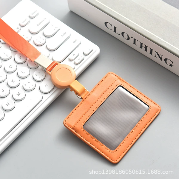 Orange horizontal style + telescopic lanyard