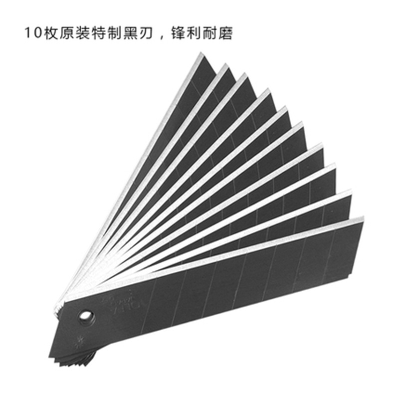 Wholesale OLFA Aliko Japan Original 18mm Black Craft Knife Blade Sharp Replacement Knife 10 Pcs Set LBB-10
