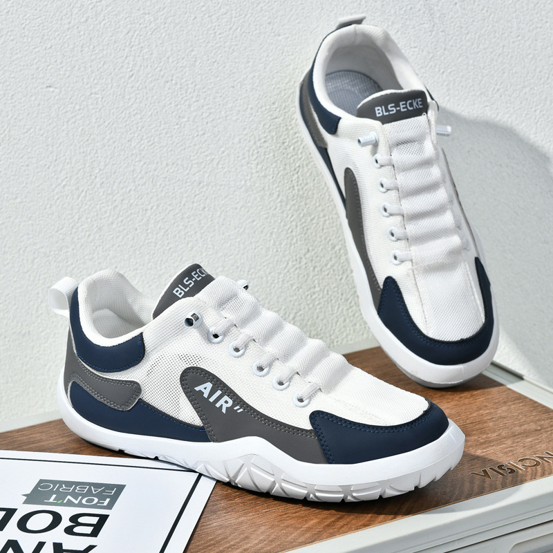 Forrest Gump Men's Shoes 2024 Summer New Breathable Thin Mesh Shoes Sports Running Casual White Shoes Driving Trendy Shoes