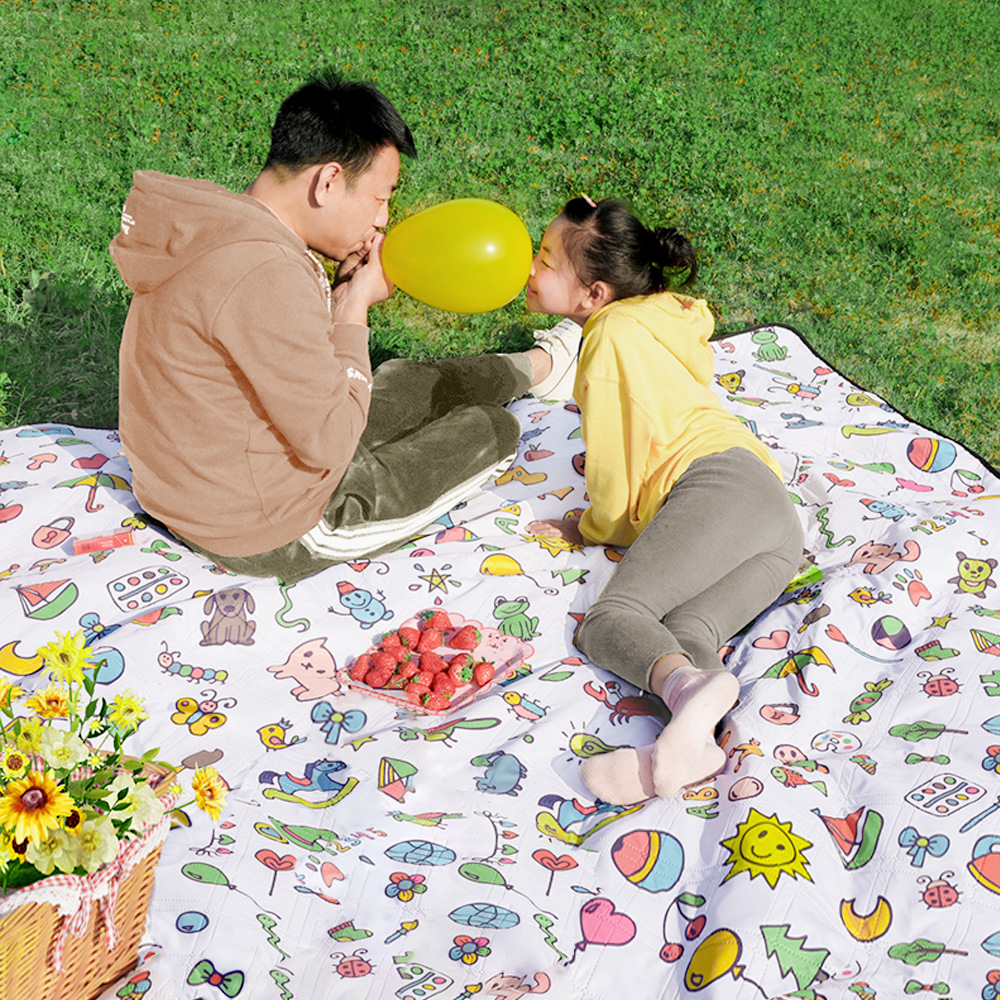 공장 직항 외국 무역 야외 초음파 피크닉 천 매트 외출 휴대용 패딩 면 방수 방습 비치 매트
