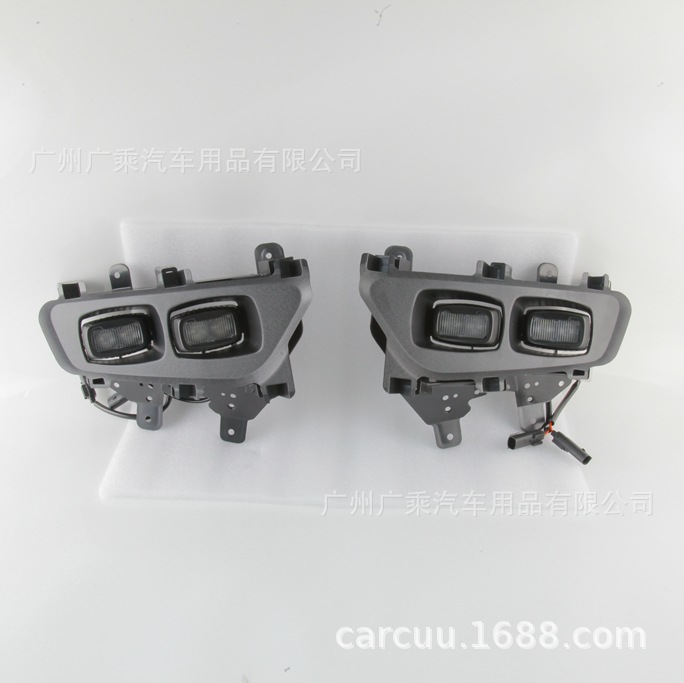 Adecuado para luces diurnas Ford Raptor F150 22-23, luces diurnas de 2 ojos, modificación de dirección con efecto de flujo.