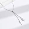 Brand fresh necklace stainless steel, simple and elegant design, European style