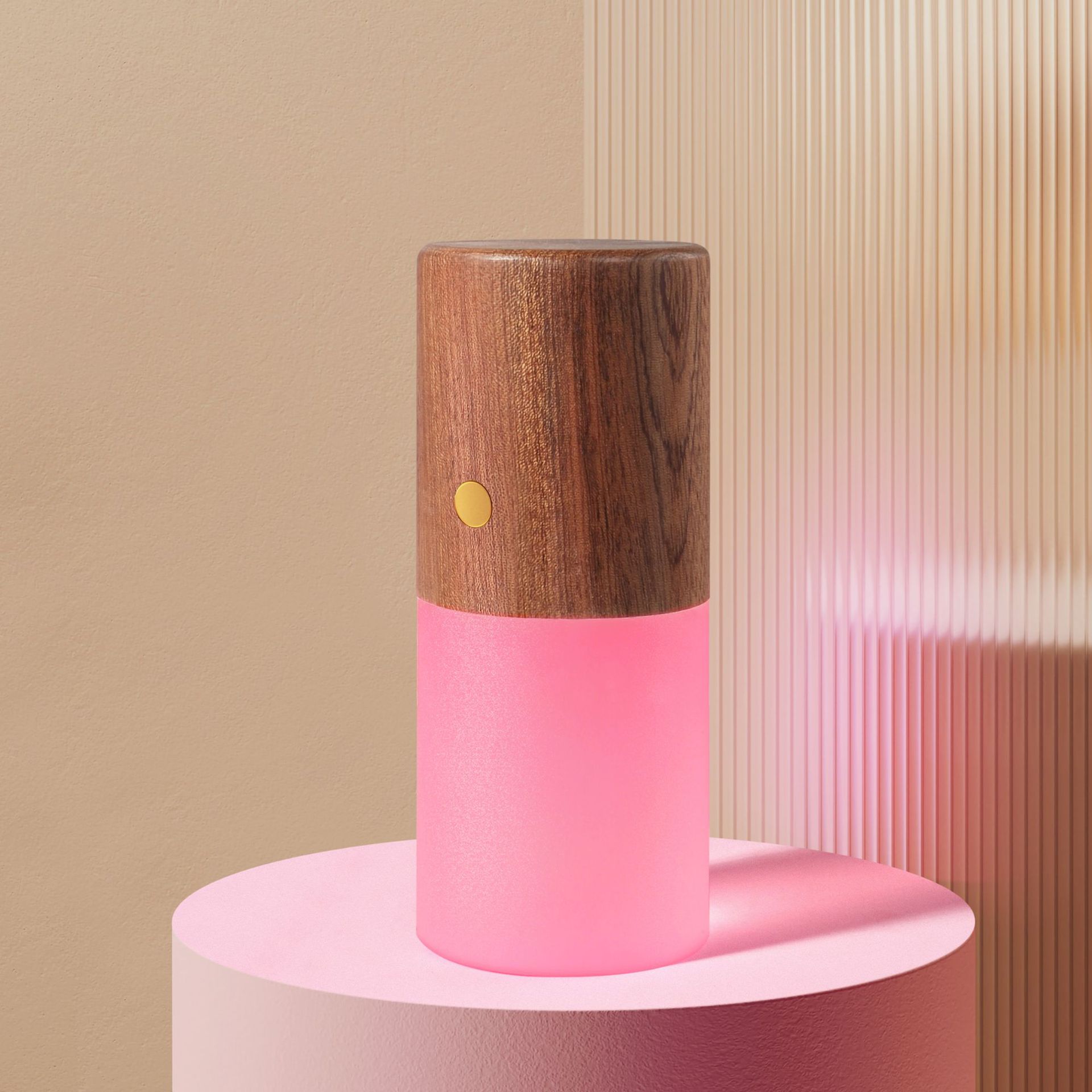 It's great to change the colorful color change atmosphere light, warm light, northern European simple log bed head night light romantic gift 2