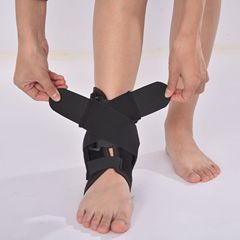 Ankle immobilizer, enhanced ankle joint immobilization, wearable with aluminum plate ankle support, ankle bone immobilizer