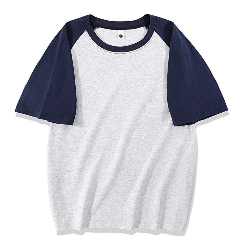 230g short sleeve navy blue parquet ash