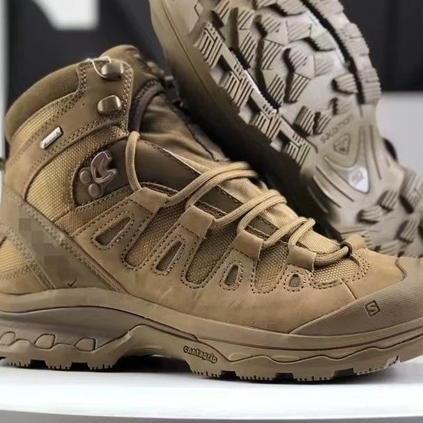 Открытый треккинг дышащий альпинизм трансграничный водонепроницаемый высокий боестойкий износостойкий и противоскользящий новый тактический кроссовок для походов в пустыне