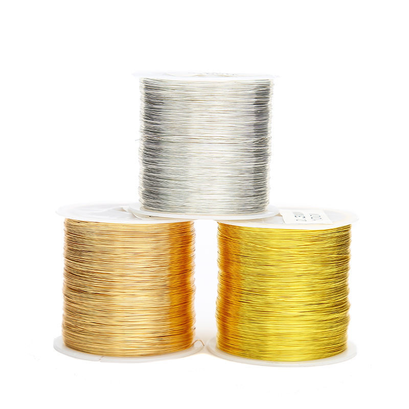 [Roll 100 rice]big roll Copper Copper wire fade Oxidation manual Antiquity diy Hair accessories