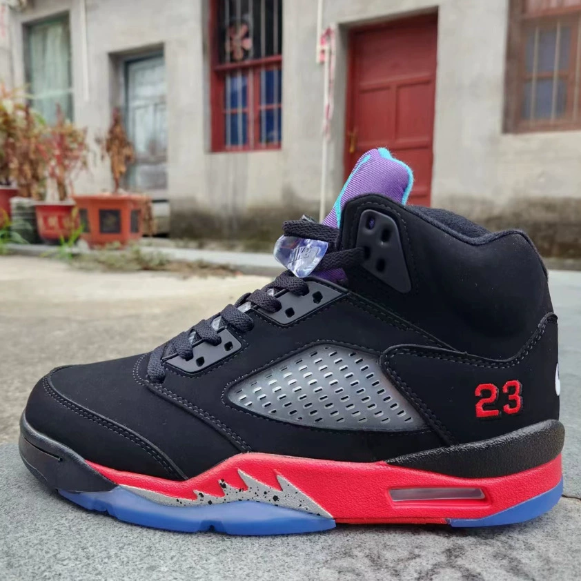 Putian Shoes AJ5 Cross -border International Flight White Orange Rabbit Alaries White Blue Bulls Oli Red Yellow Duck 5 basketball shoes