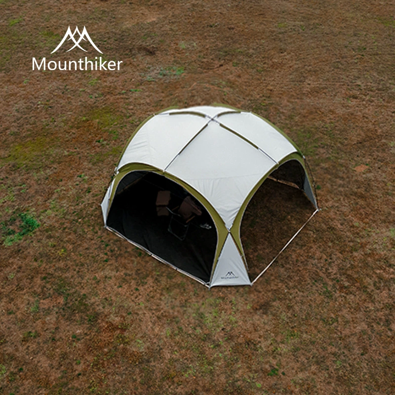 Палатка для походов Mountainhiker для туристов на открытом воздухе, кемпинг, новая луна белая купольная тент-т canopy