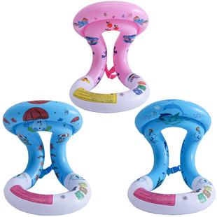 Cross-border supply adult children inflatable swimsuit happy travel Children Baby swimming ring buoyancy vest learn swimming