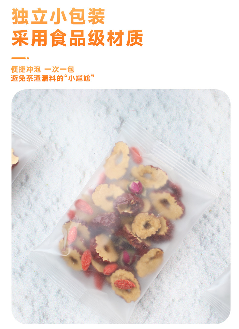 Longan Red Date Rose Tea 150g Boxed Herbal Blend 15 Individual Sachets Daily Floral Infusion specifications