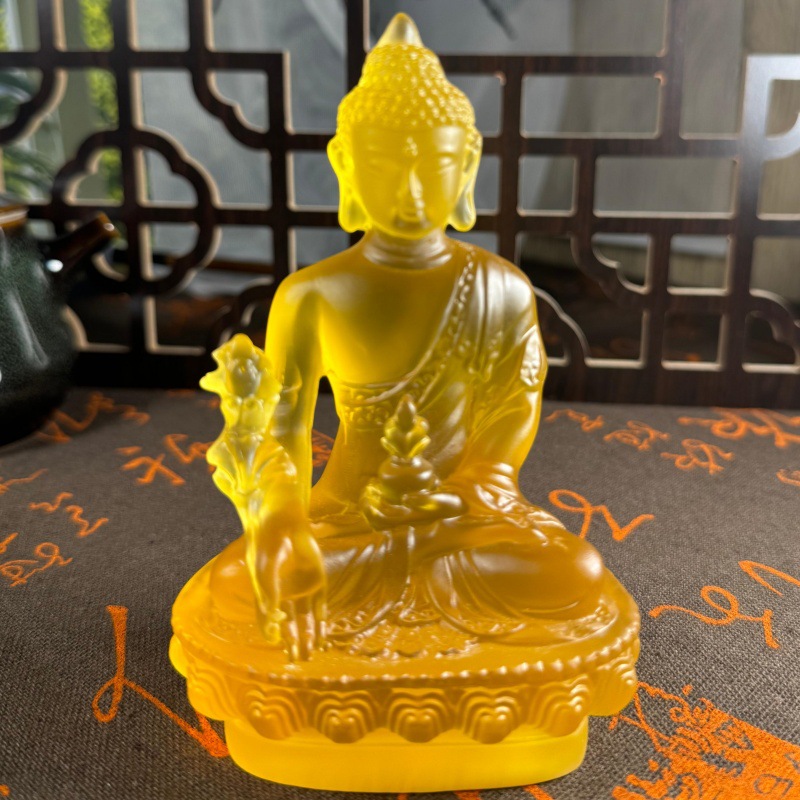 Car ornaments pharmacist Buddha statue Bao'an car decorations interior car resin ornaments wholesale factory direct sales