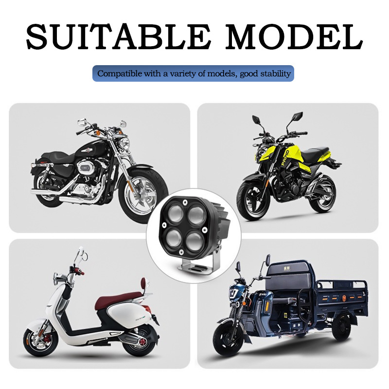 22W Hot Hot Hot Auto Foil Motorcycle LED Spotlight Spotlight Auto eléctrico Spotlight auxiliar externa
