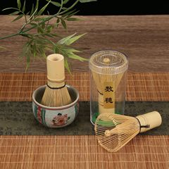 抹茶茶筅日式简约茶具竹筅搅拌刷茶筅点茶工具竹制数穗抹茶刷