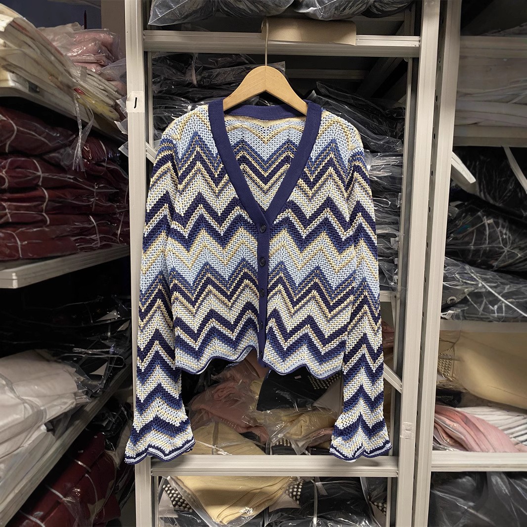 블루 카디건