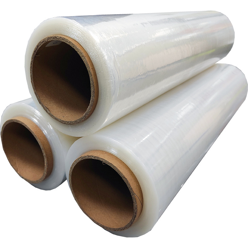 Película de envoltura de estiramiento Guangzhou máquina industrial PE película de envoltura Película de envoltura de embalaje PE autoadhesiva película de embalaje PE