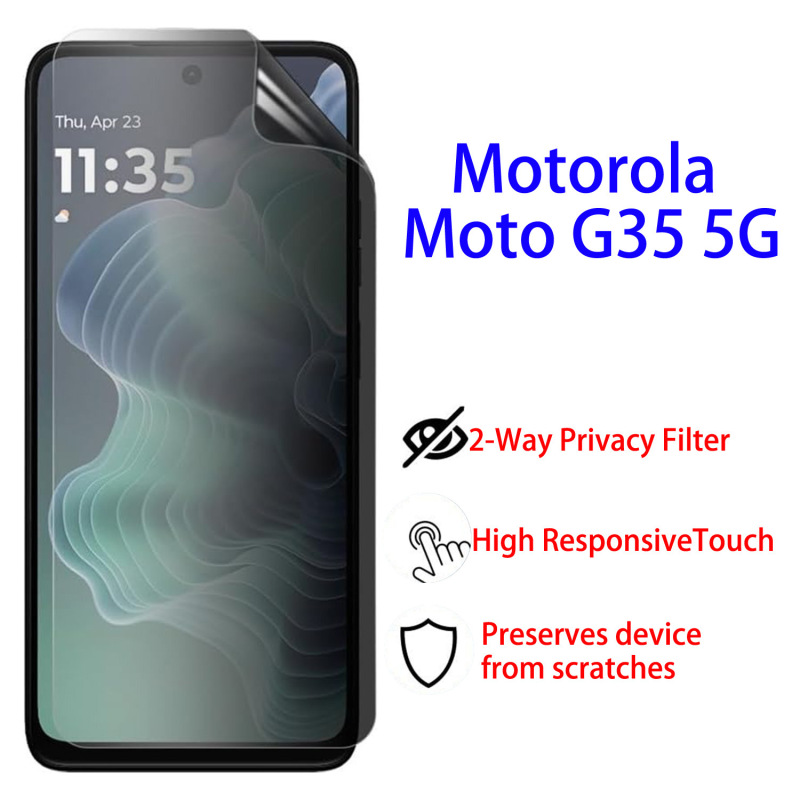 Motorola Moto G35 5g Anti-Peep Film, Frosted Anti-Glare Film, Mobile Phone Screen Privacy Protection Film Suitable for Use Motorola Moto G35 5g Anti-Peep Film, Frosted Anti-Glare Film, Mobile Phone Screen Privacy Protection Film Suitable for Use