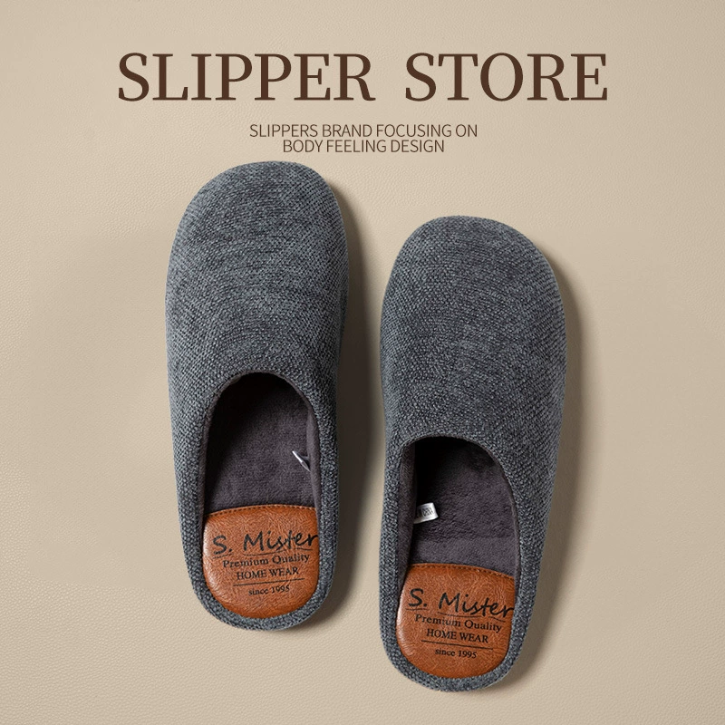 Взрывные шерстяные хлопчатобумажные тапочки женский зимний дом теплая пара в помещении толстое дно