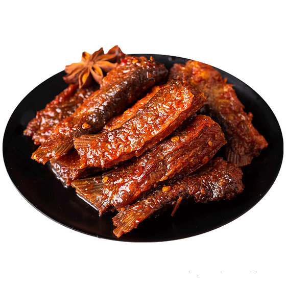 Xiaoxi hot spicy fish tail Hunan Yiyang specialty Weite spicy fish tail fish steak casual chasing drama snack