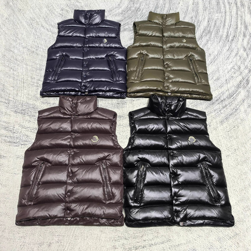 2025 Autumn/Winter New Model Original Label m Moncler Tibb Lightweight down Vest Jacket for Men and Women