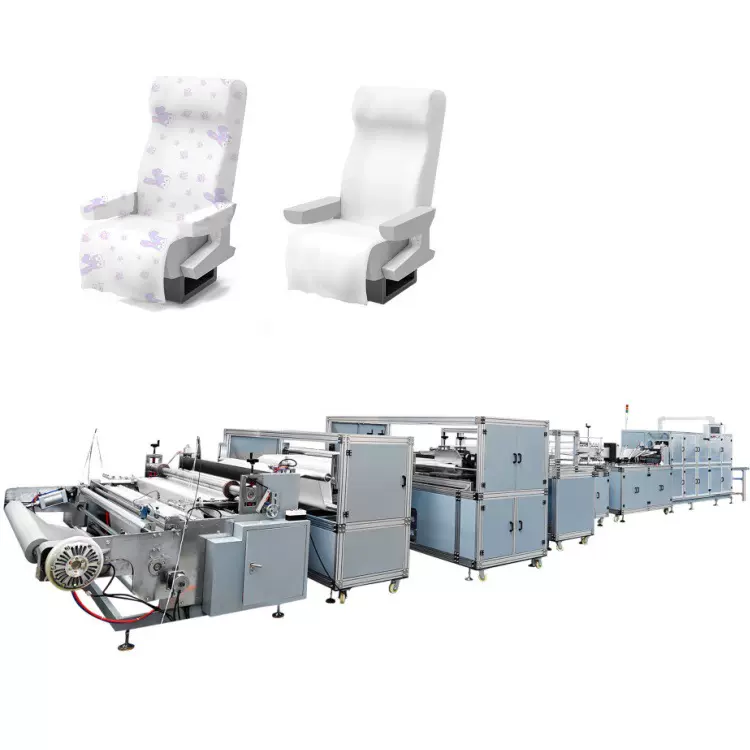 全自动高铁一次性座椅套旅行坐垫加厚隔脏垫座位套设备生产厂家