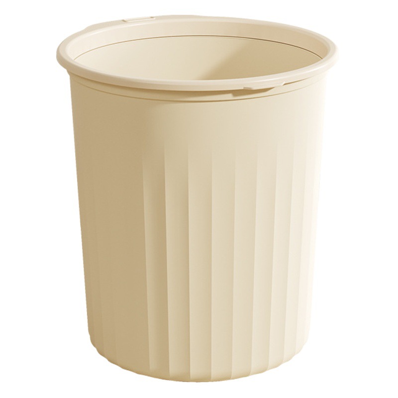 Ins Style Trash Can Household Large Capacity Living Room Kitchen Bedroom Bathroom Toilet Office Press Circle Paper Basket