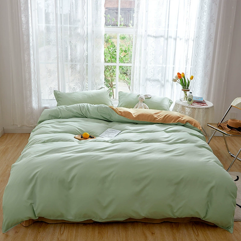 Комплект постельного белья Aloe Vera Cotton, 4 предмета, однотонный/двухцветный, размеры 150×200–200×230