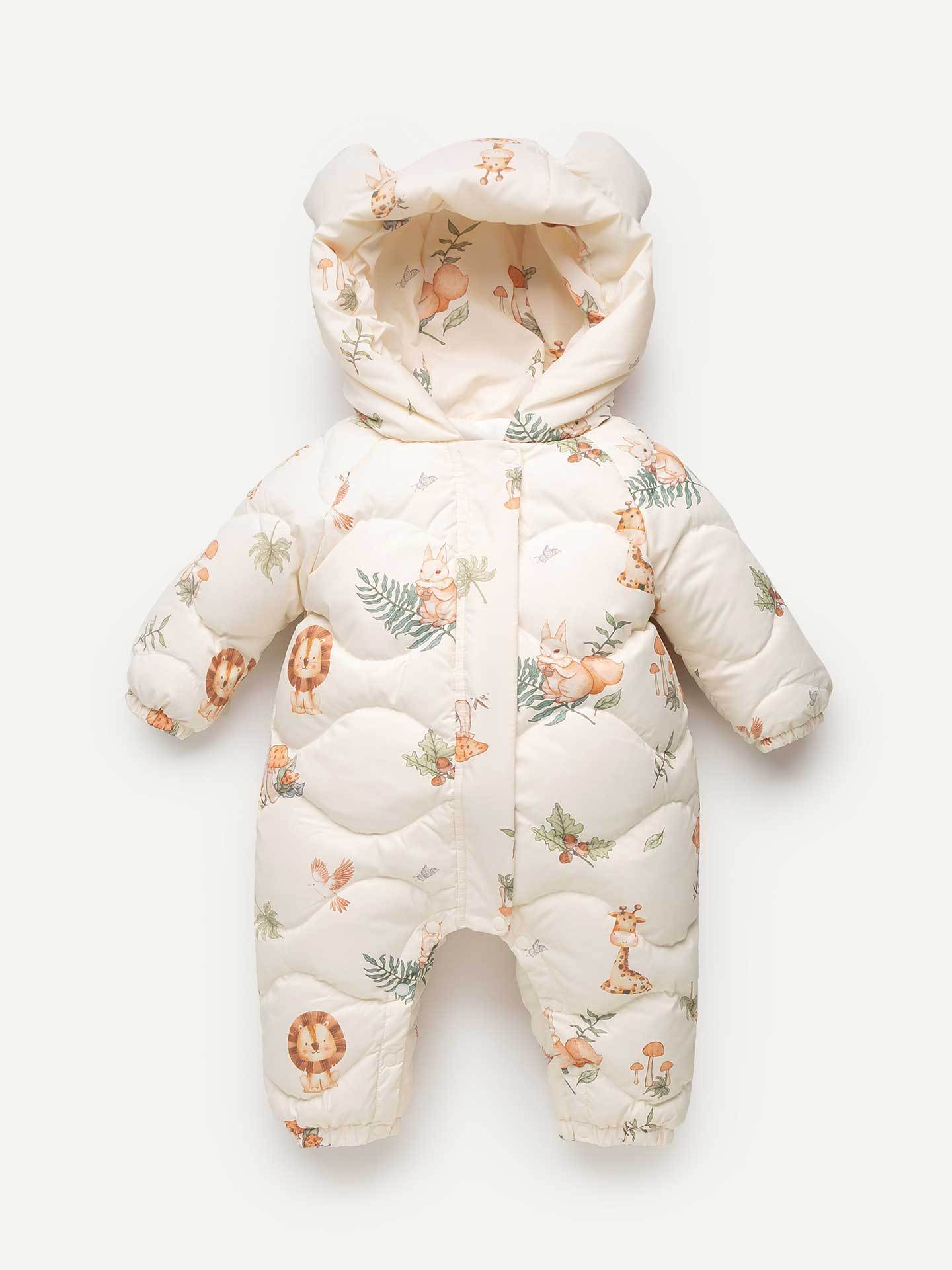 Children's keep warm down jacket for new born to go out