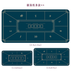 テキサスホールデムのテーブルクロスのテーブルのマットの四角形の円形のチップのゴムのマットのトランプのテーブルのテーブルのマットの娯楽のチェスのマット