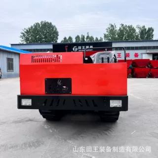 全地形履带撒粪车 大棚果园有机肥撒肥机 座驾式3方履带撒粪机